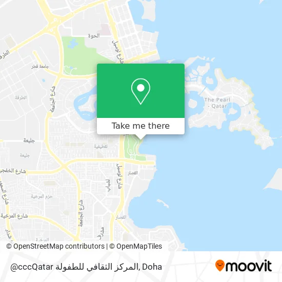 @cccQatar المركز الثقافي للطفولة map