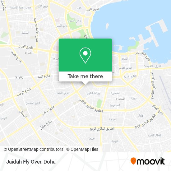 Jaidah Fly Over map