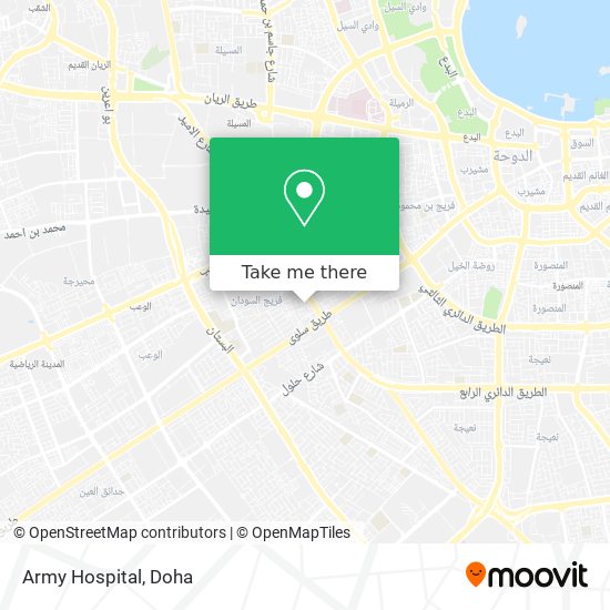 Army Hospital map