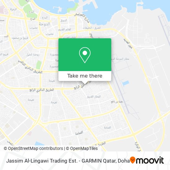 Jassim Al-Lingawi Trading Est. - GARMIN Qatar map