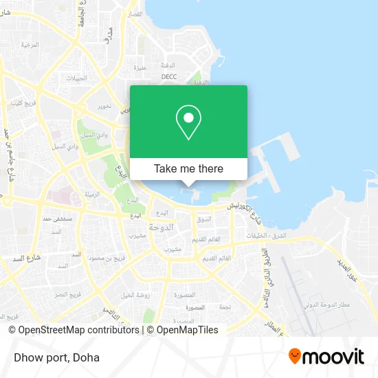 Dhow Port map