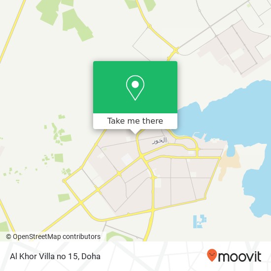 Al Khor Villa no 15 map