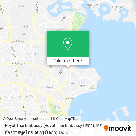 Royal Thai Embassy (Royal Thai Embassy | สถานเอกอัครราชฑูตไทย ณ กรุงโดฮา) map