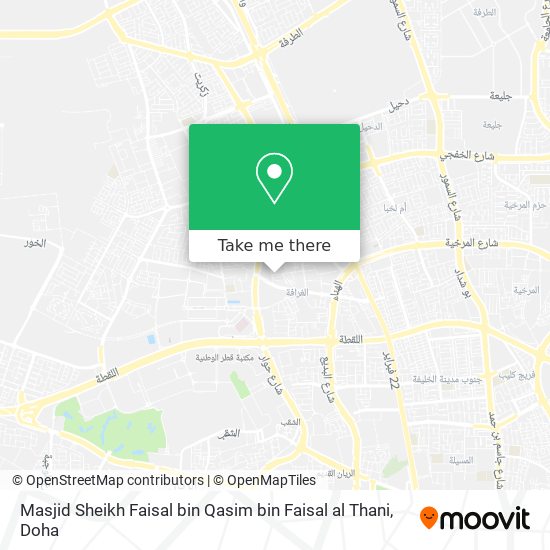 Masjid Sheikh Faisal bin Qasim bin Faisal al Thani map