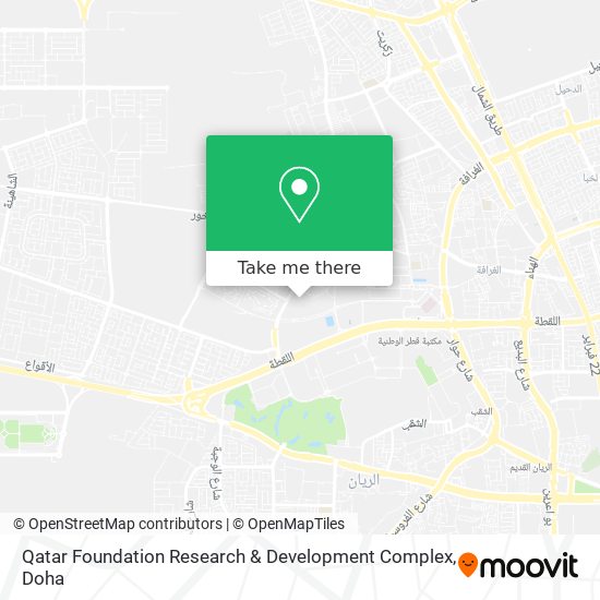 Qatar Foundation Research & Development Complex map