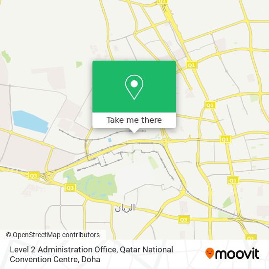Level 2 Administration Office, Qatar National Convention Centre map