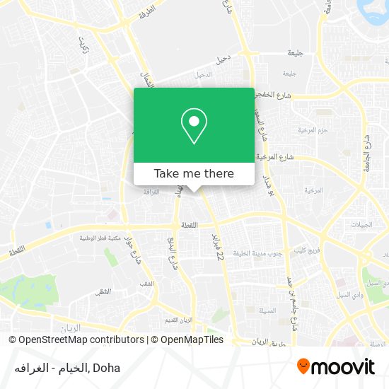 الخيام - الغرافه map