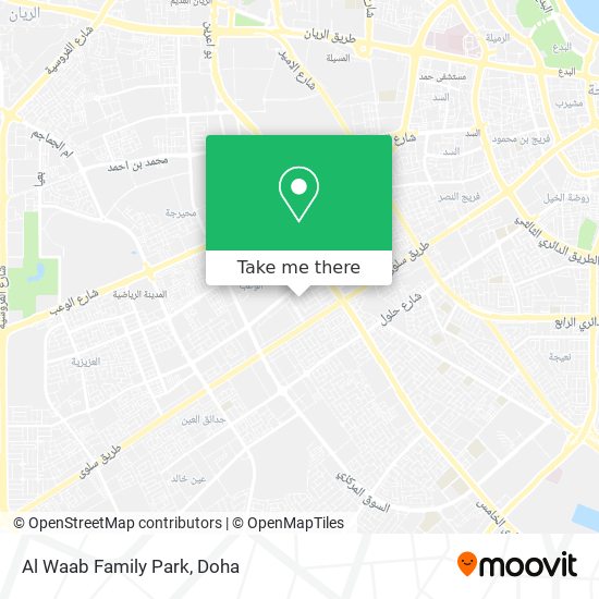 Al Waab Family Park map