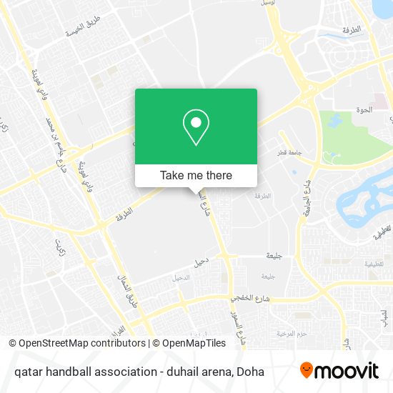 qatar handball association - duhail arena map