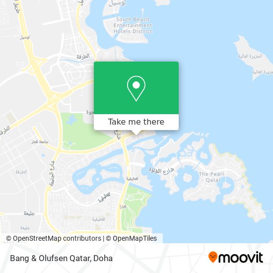 Bang & Olufsen Qatar map