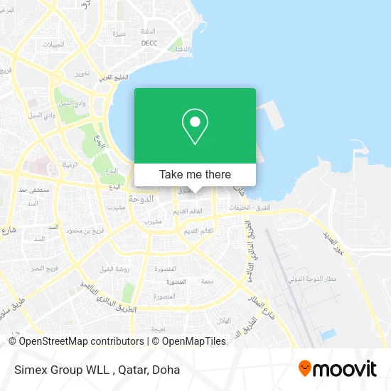 Simex Group WLL , Qatar map