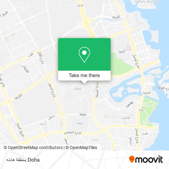 منطقة هادئه map