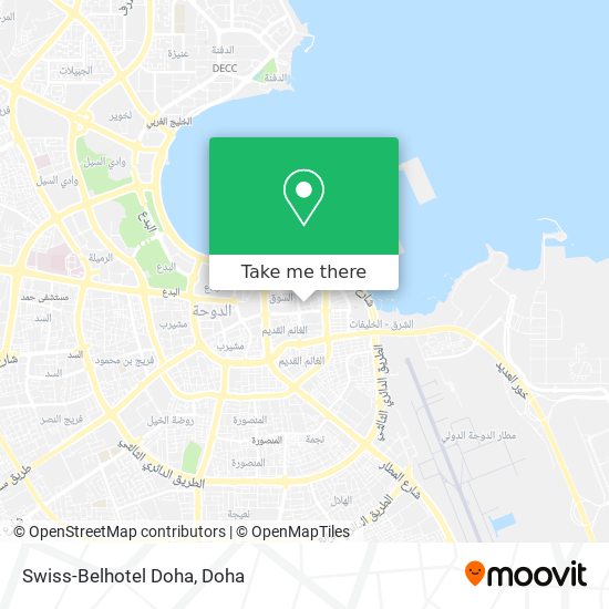 Swiss-Belhotel Doha map