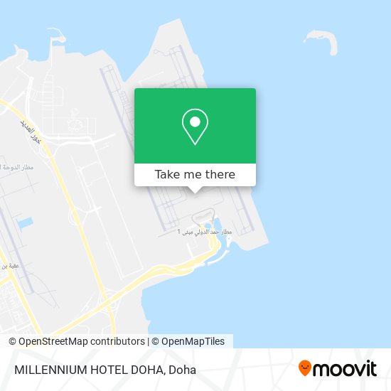 MILLENNIUM HOTEL DOHA map