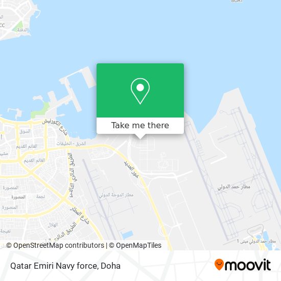 Qatar Emiri Navy force map