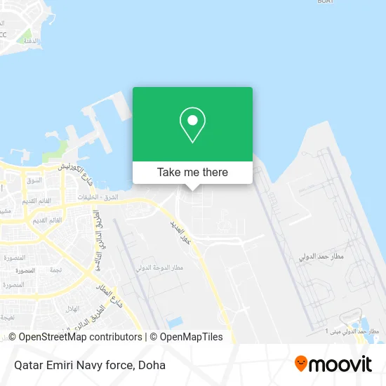 Qatar Emiri Navy Force map