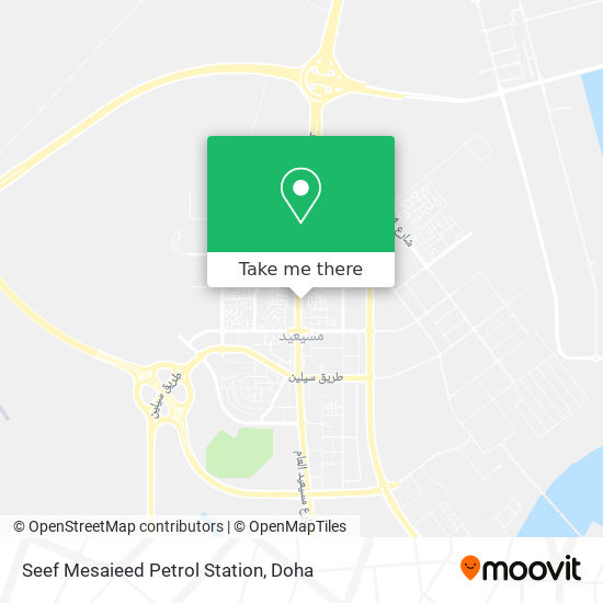 Seef Mesaieed Petrol Station map
