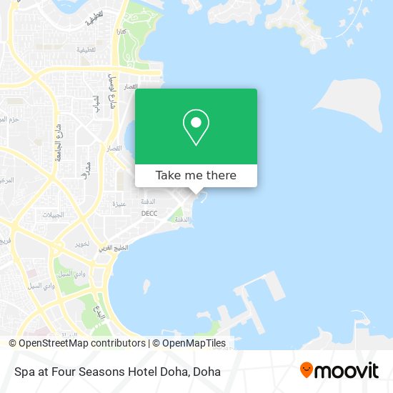 Spa at Four Seasons Hotel Doha map