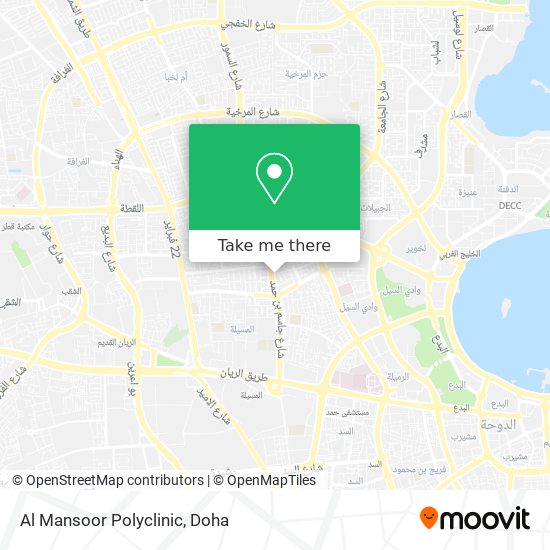 Al Mansoor Polyclinic map