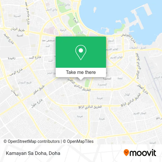 Kamayan Sa Doha map