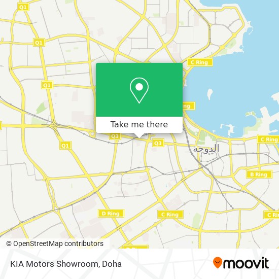 KIA Motors Showroom map