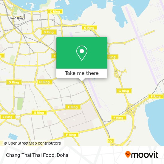 Chang Thai Thai Food map