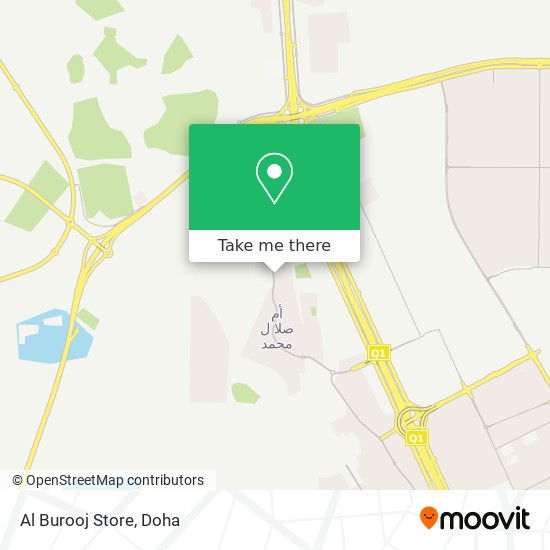 Al Burooj Store map
