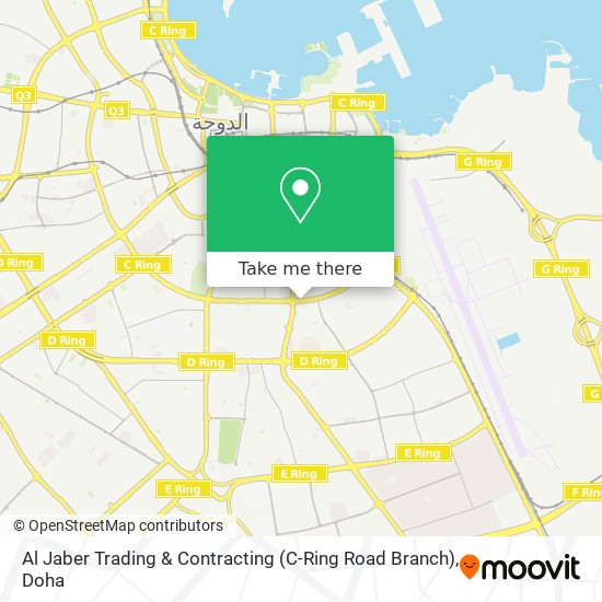 Al Jaber Trading & Contracting (C-Ring Road Branch) map