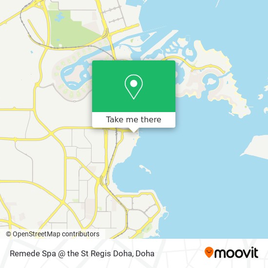 Remede Spa @ the St Regis Doha map