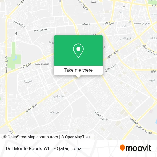 Del Monte Foods WLL - Qatar map