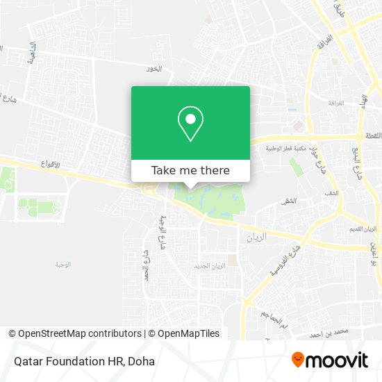 Qatar Foundation HR map