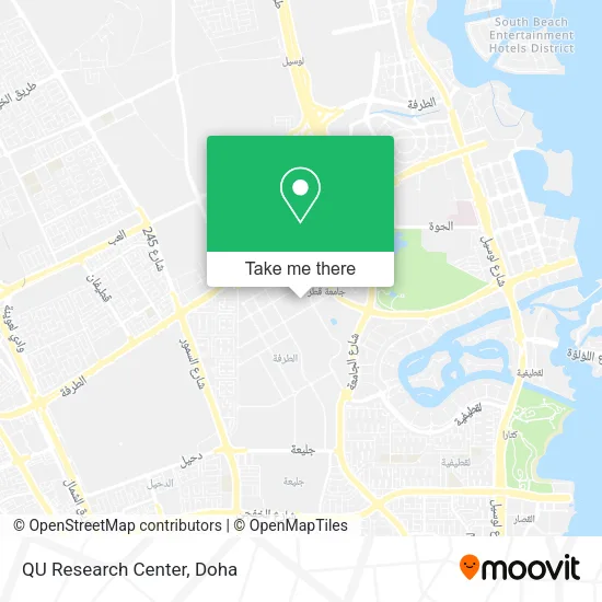 QU Research Center map