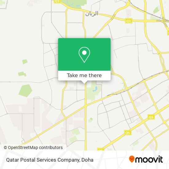 Qatar Postal Services Company map
