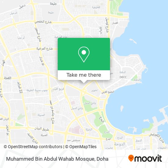 Muhammed Bin Abdul Wahab Mosque map