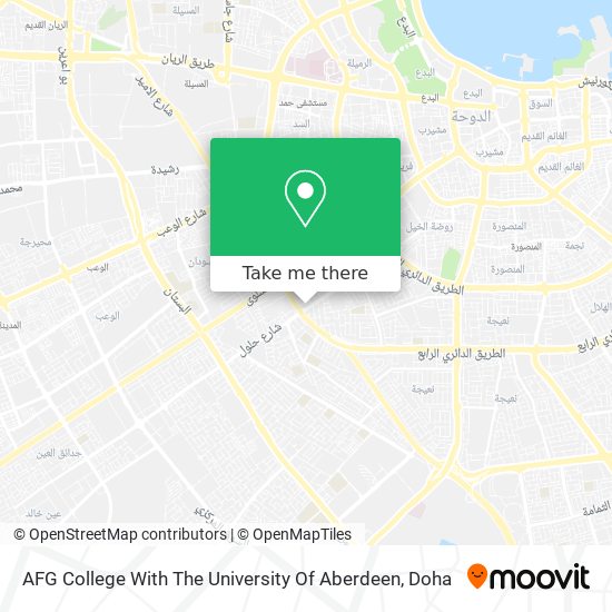 AFG College With The University Of Aberdeen map