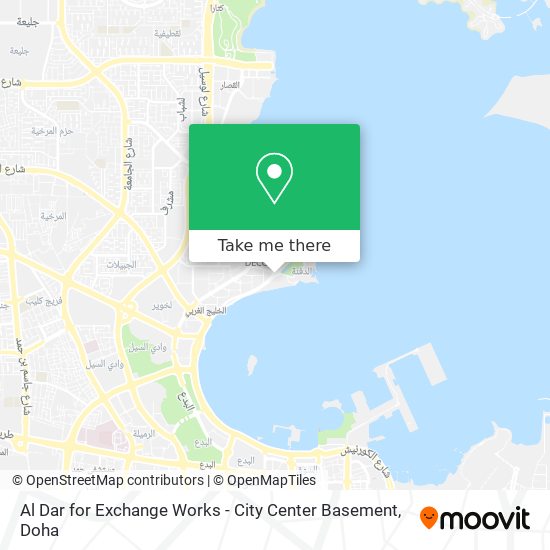 Al Dar for Exchange Works - City Center Basement map