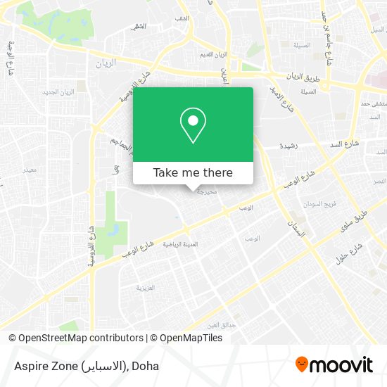 Aspire Zone (الاسبایر) map