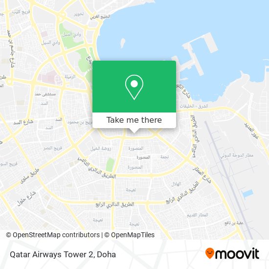 Qatar Airways Tower 2 map