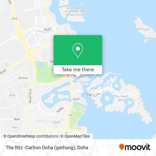 The Ritz -Carlton Doha (gethung) map