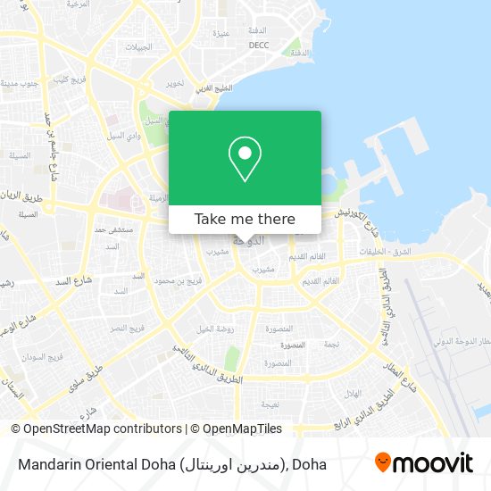 Mandarin Oriental Doha (مندرين اورينتال) map