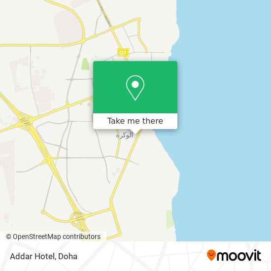 Addar Hotel map
