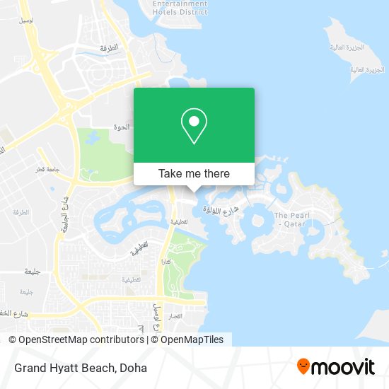 Grand Hyatt Beach map