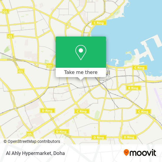 Al Ahly Hypermarket map
