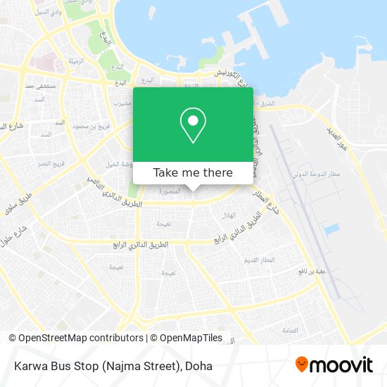 Karwa Bus Stop (Najma Street) map