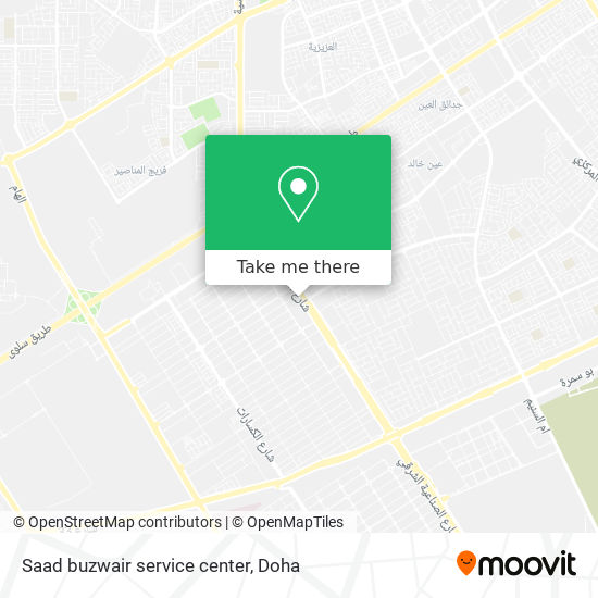 Saad buzwair service center map