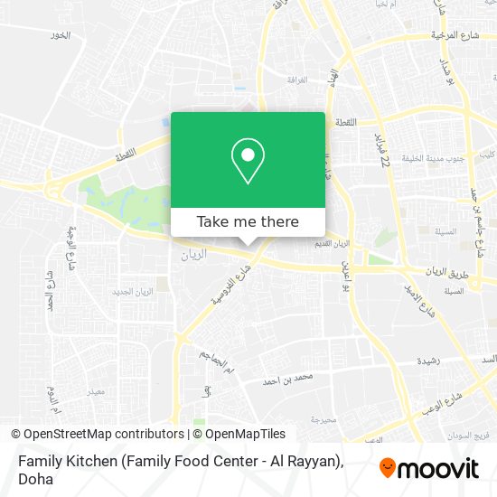 Family Kitchen (Family Food Center - Al Rayyan) map