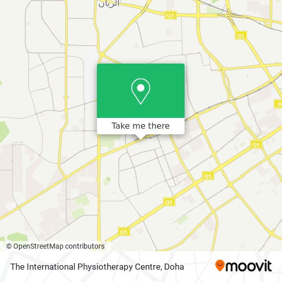 The International Physiotherapy Centre map