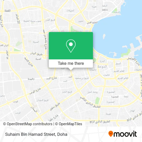Suhaim Bin Hamad Street map