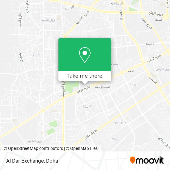 Al Dar Exchange map