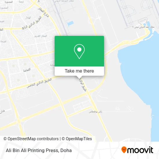 Ali Bin Ali Printing Press map